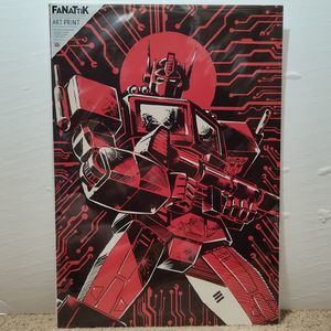 Transformers Limited Edition Art Print Exclusive & Certificate Of Authenticity